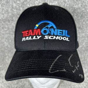 K Products Headwear Flex Fit Baseball Hat Tanner Foust Autographed Team O’Neal